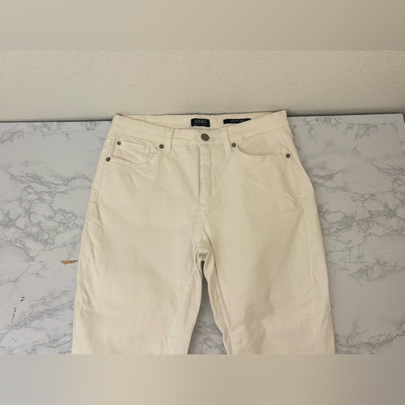 Jones New York Woman’s 6 Lexington  Skinny ankle  Stretch Jeans Pants White - Picture 3 of 7